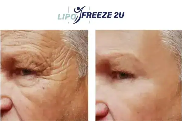 Mens before and after Morpheus 8 Walton-on-Thames results.