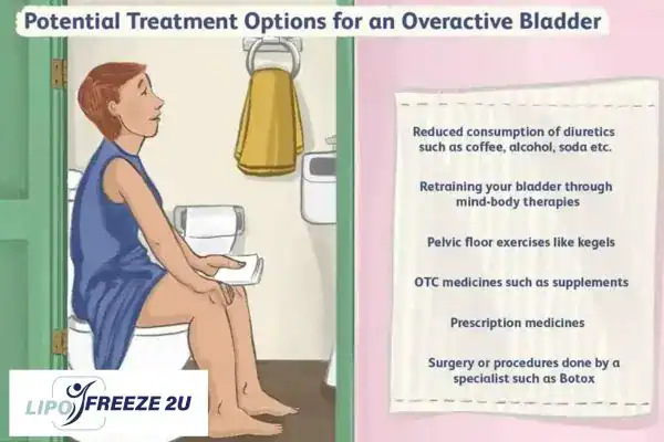 image of woman on toilet because of an overactive bladder Walton-on-Thames