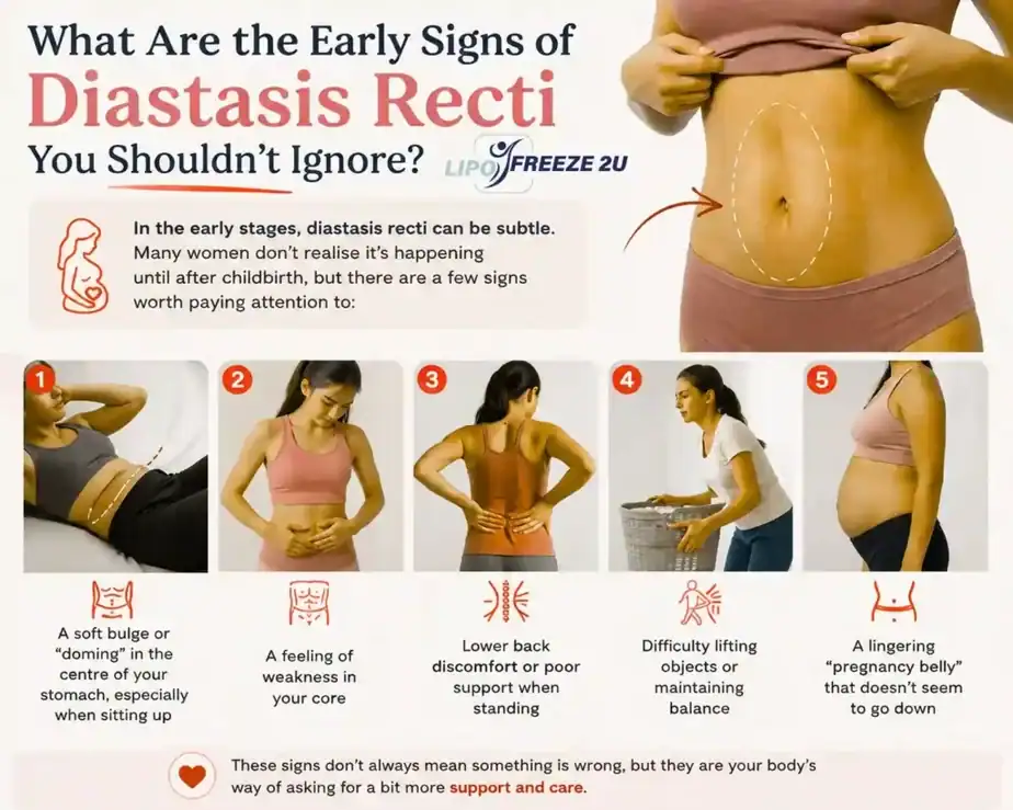 What Are the Early Signs of Diastasis Recti You Shouldn’t Ignore Walton-on-Thames?