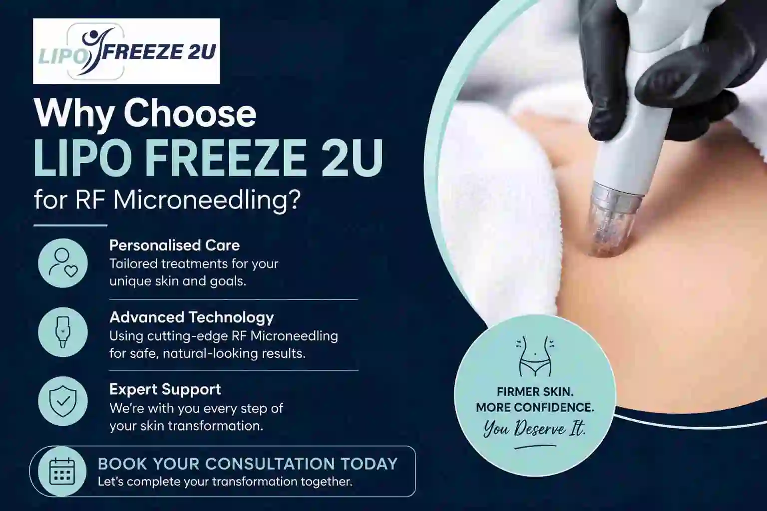 Why Choose LIPO FREEZE 2U for RF Microneedling Walton-on-Thames?
